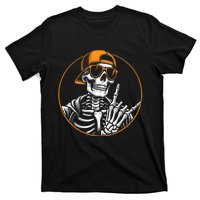 Halloween Skeleton Rock Hand Rocker Rock Music T-Shirt