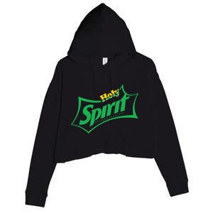 Holy Spirit Refresh Your Soul Crop Fleece Hoodie