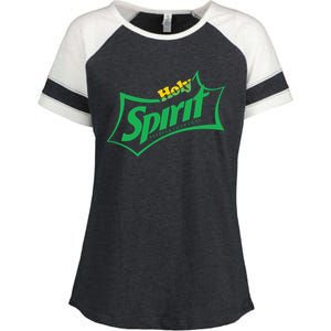 Holy Spirit Refresh Your Soul Enza Ladies Jersey Colorblock Tee