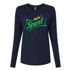 Holy Spirit Refresh Your Soul Womens Cotton Relaxed Long Sleeve T-Shirt