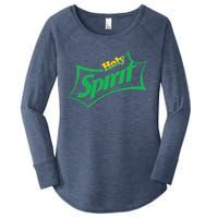 Holy Spirit Refresh Your Soul Women's Perfect Tri Tunic Long Sleeve Shirt