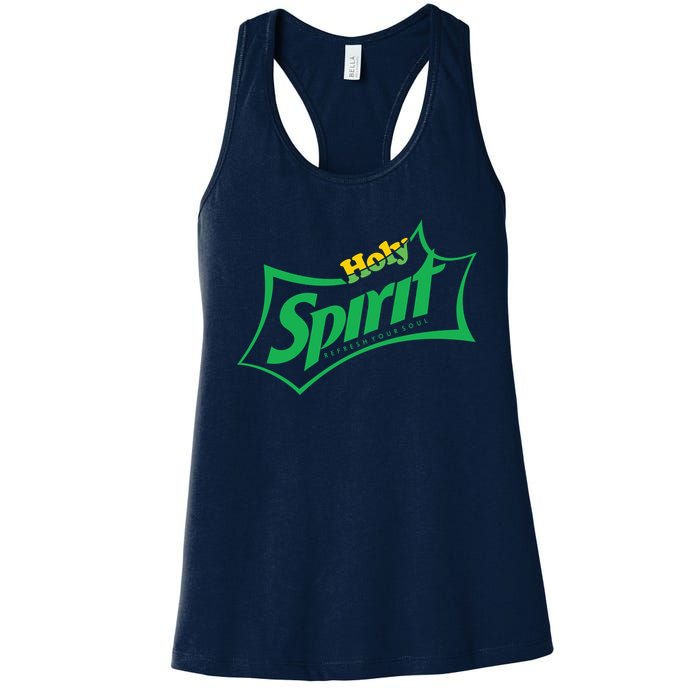 Holy Spirit Refresh Your Soul Women's Racerback Tank