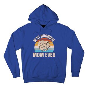 Hognose Snake Reptile Retro Best Hognose Mom Ever Gift Hoodie