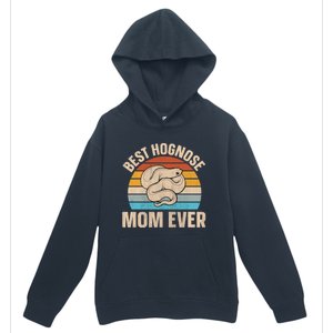 Hognose Snake Reptile Retro Best Hognose Mom Ever Gift Urban Pullover Hoodie