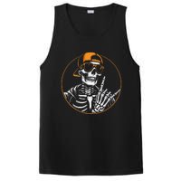 Halloween Skeleton Rock Hand Rocker PosiCharge Competitor Tank