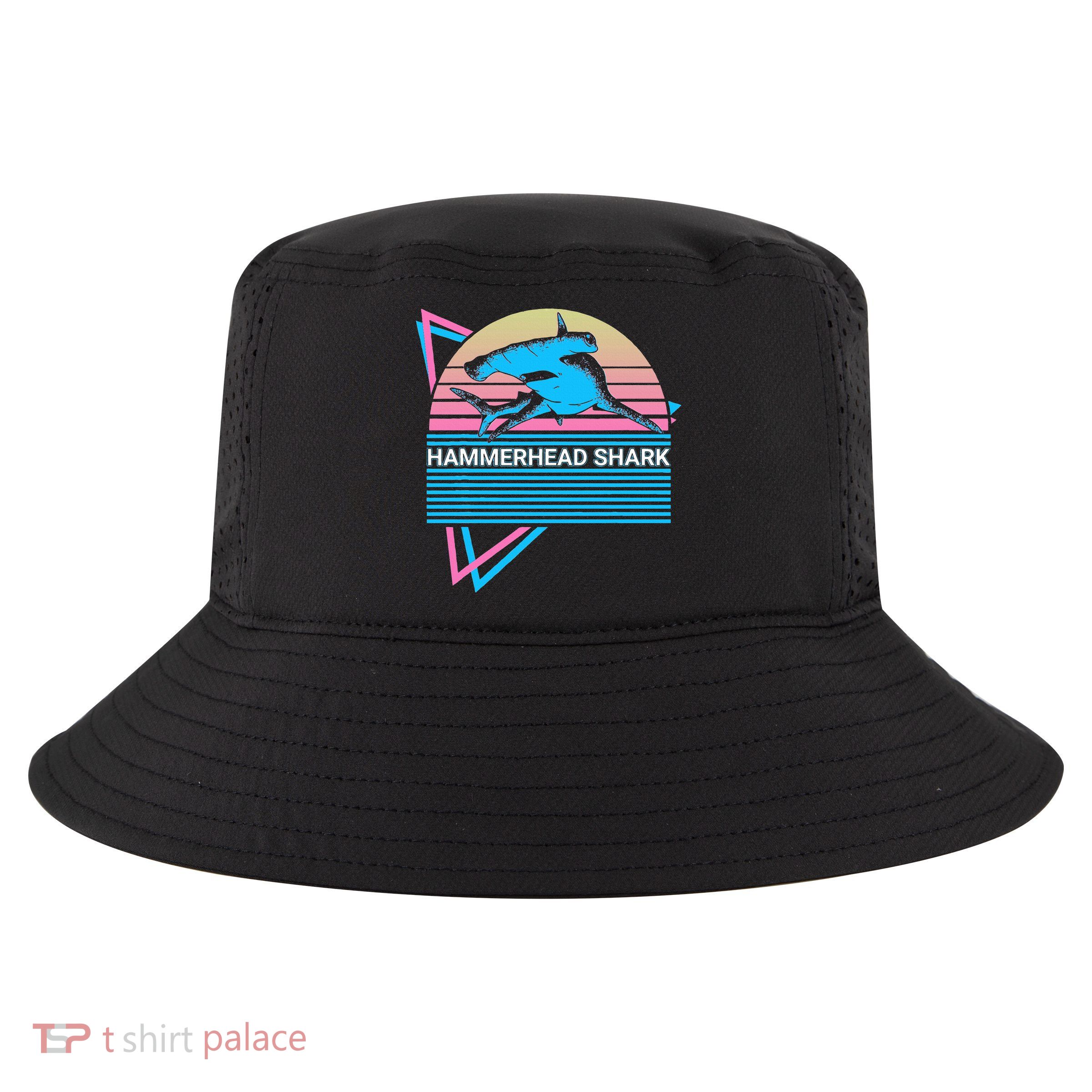 Hammerhead Shark Retro Cool Comfort Performance Bucket Hat