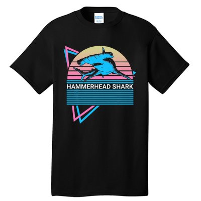 Hammerhead Shark Retro Tall T-Shirt