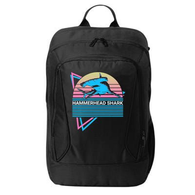 Hammerhead Shark Retro City Backpack