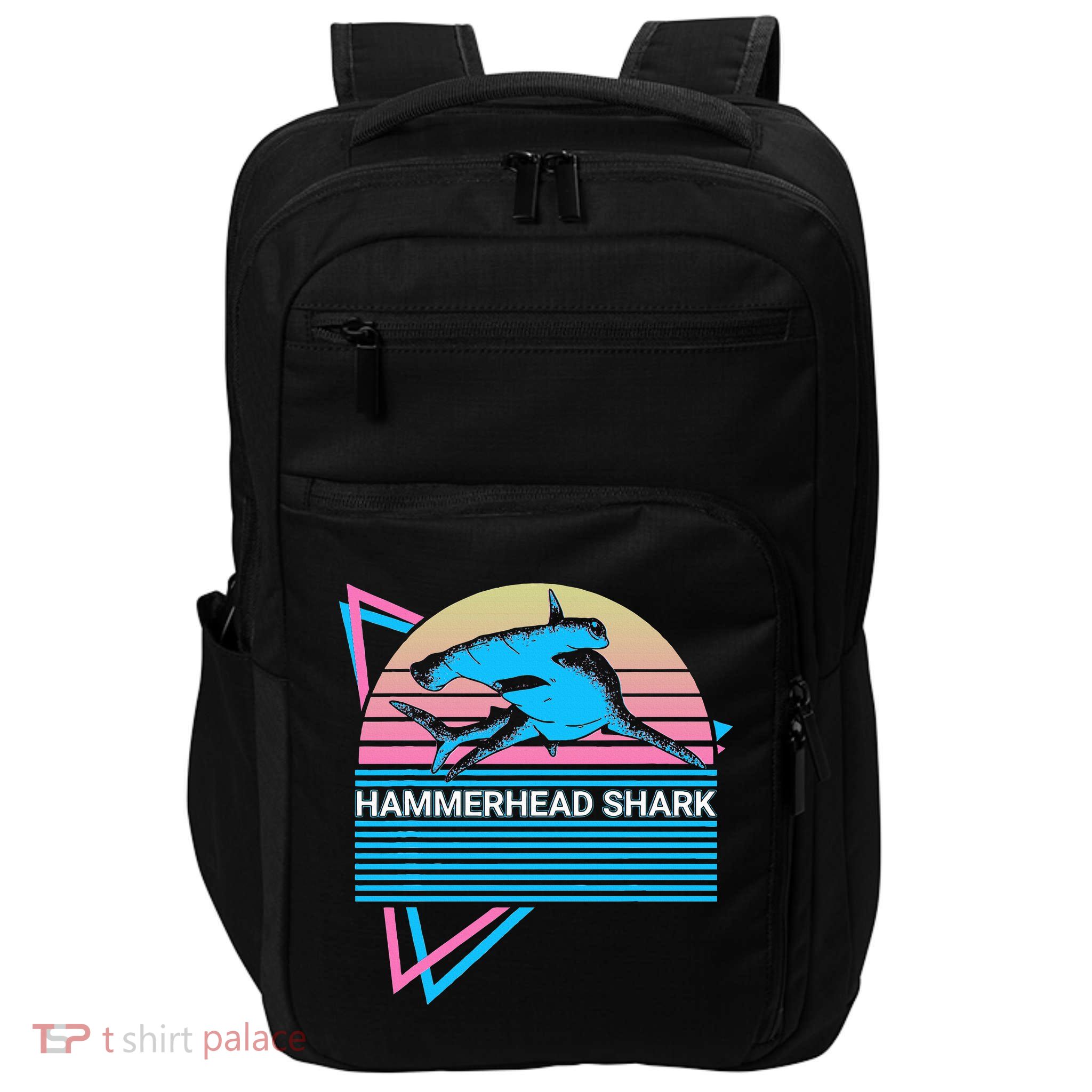 Hammerhead Shark Retro Impact Tech Backpack