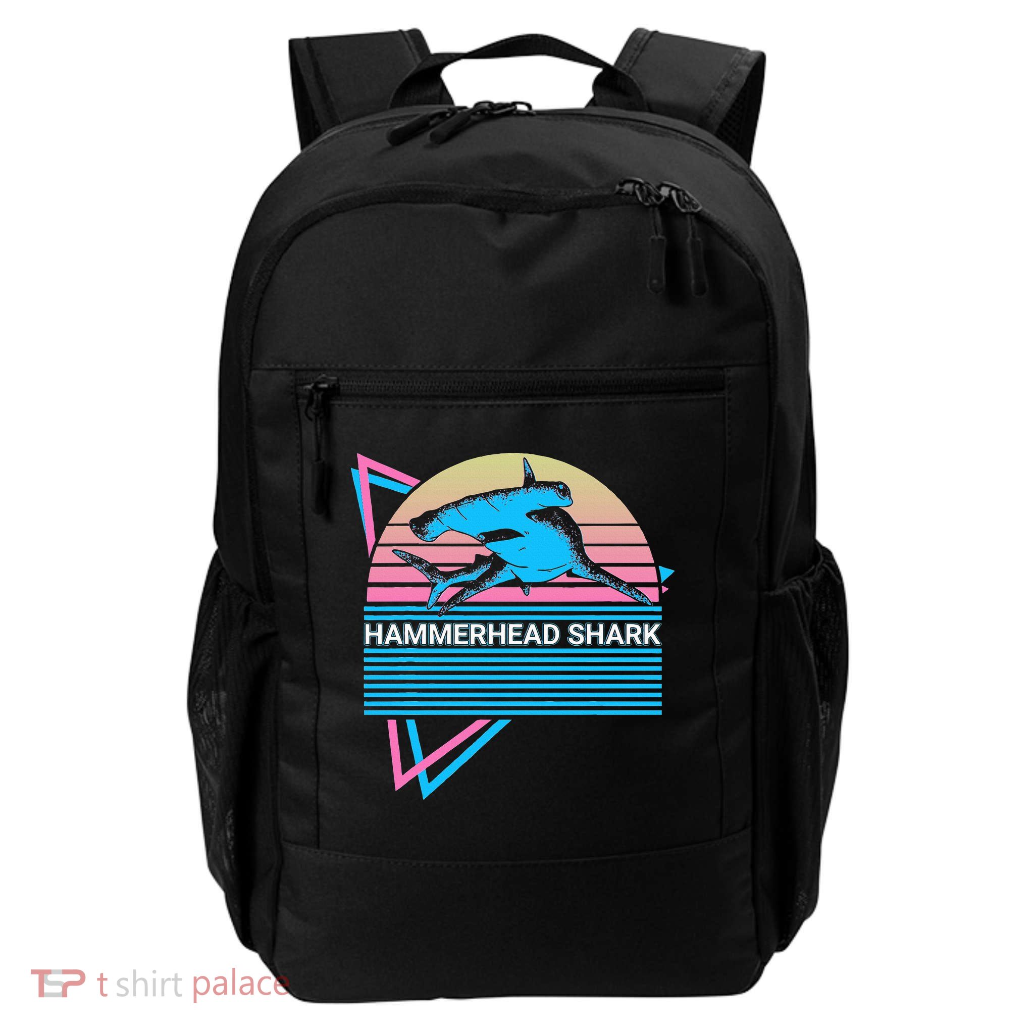 Hammerhead Shark Retro Backpack