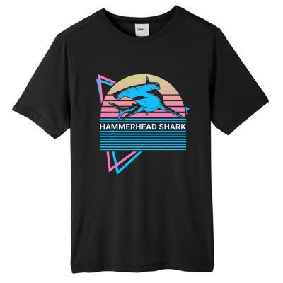 Hammerhead Shark Retro Tall Fusion ChromaSoft Performance T-Shirt