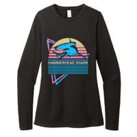 Hammerhead Shark Retro Womens CVC Long Sleeve Shirt