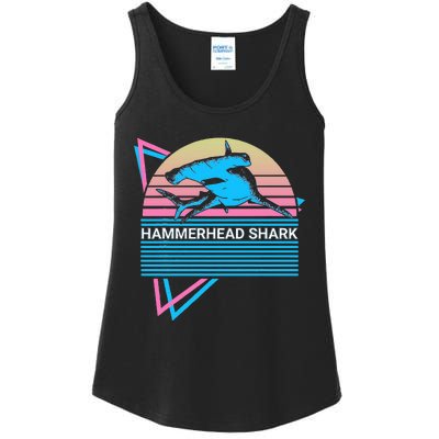 Hammerhead Shark Retro Ladies Essential Tank