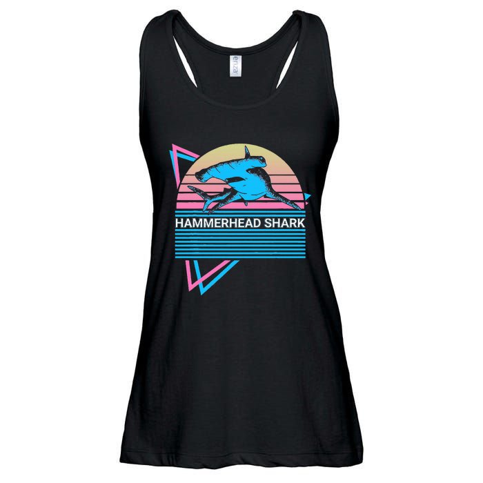 Hammerhead Shark Retro Ladies Essential Flowy Tank