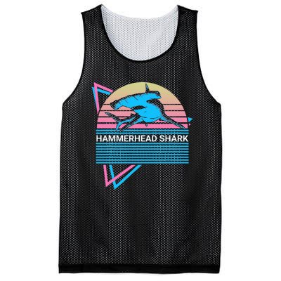 Hammerhead Shark Retro Mesh Reversible Basketball Jersey Tank