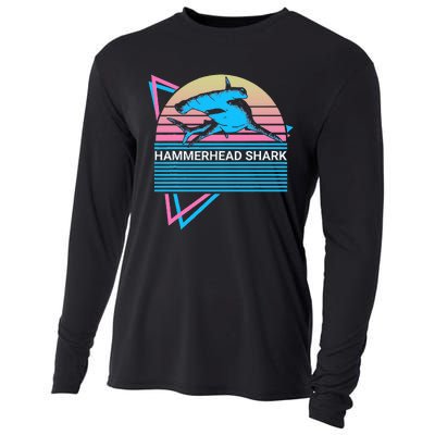 Hammerhead Shark Retro Cooling Performance Long Sleeve Crew