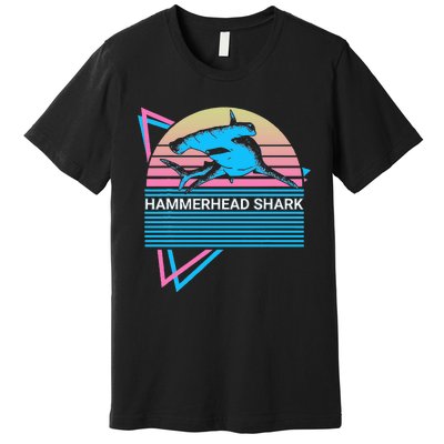 Hammerhead Shark Retro Premium T-Shirt