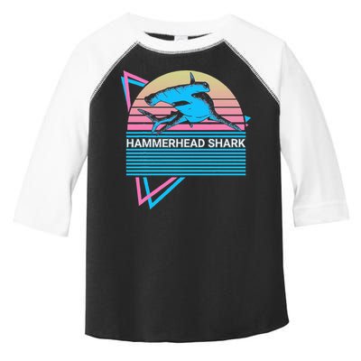 Hammerhead Shark Retro Toddler Fine Jersey T-Shirt