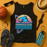 Hammerhead Shark Retro Tank Top