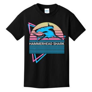 Hammerhead Shark Retro Kids T-Shirt