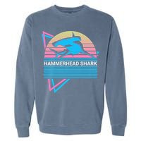 Hammerhead Shark Retro Garment-Dyed Sweatshirt
