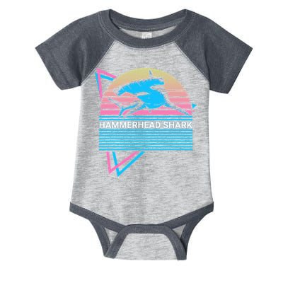 Hammerhead Shark Retro Infant Baby Jersey Bodysuit