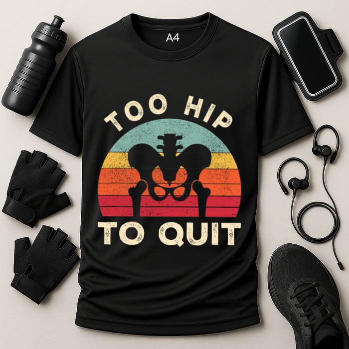 Hip Surgery Recovery Hip Replacement Recovery Cooling Performance Crew T-Shirt