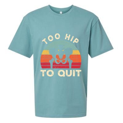 Hip Surgery Recovery Hip Replacement Recovery Sueded Cloud Jersey T-Shirt