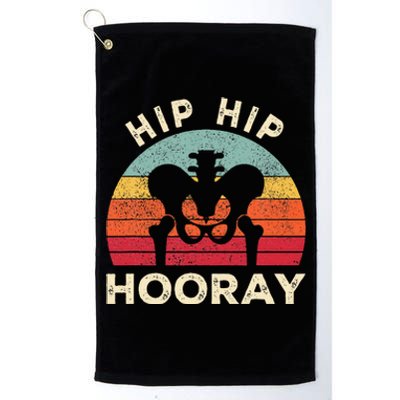 Hip Surgery Recovery Hip Replacement Platinum Collection Golf Towel