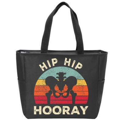 Hip Surgery Recovery Hip Replacement Zip Tote Bag