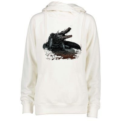 Hunt Showdown Rotjaw Womens Funnel Neck Pullover Hood