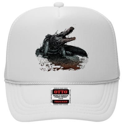 Hunt Showdown Rotjaw High Crown Mesh Back Trucker Hat