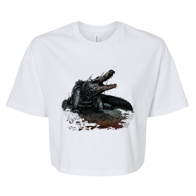 Hunt Showdown Rotjaw Bella+Canvas Jersey Crop Tee