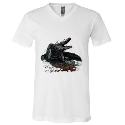 Hunt Showdown Rotjaw V-Neck T-Shirt