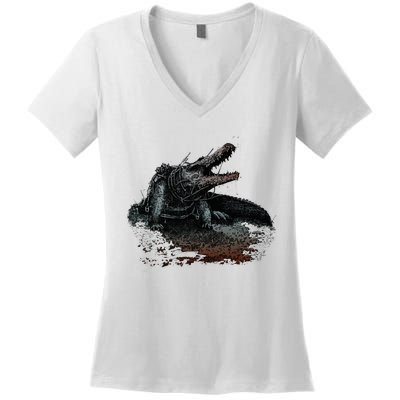 Hunt Showdown Rotjaw Women's V-Neck T-Shirt