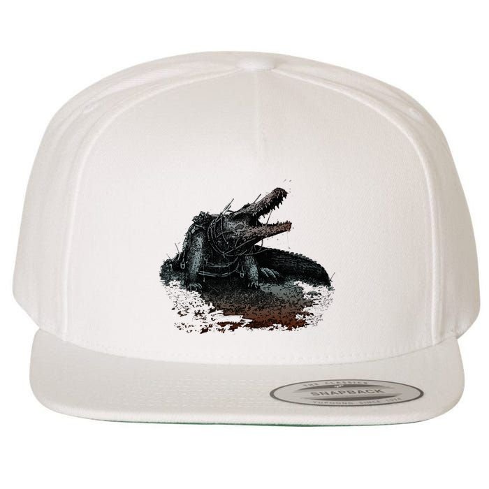 Hunt Showdown Rotjaw Wool Snapback Cap