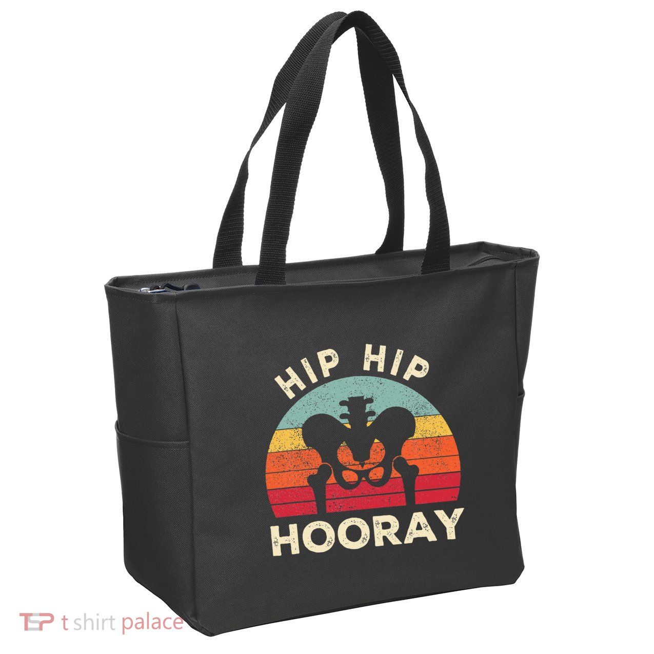 Hip Surgery Recovery Hip Replacement Recovery Zip Tote Bag