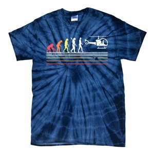 Helicopter Shirts Retro Style Pilot Tie-Dye T-Shirt