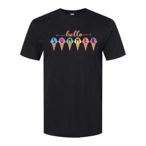 Hello Summer Summer Ice Cream Hello Summer Softstyle CVC T-Shirt