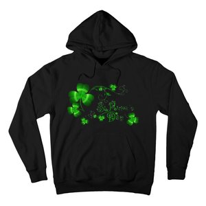 Happy St Saint Patrick's Day Green Cool Irish Shamrock Hoodie