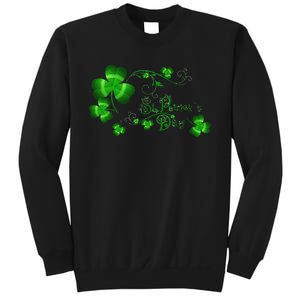 Happy St Saint Patrick's Day Green Cool Irish Shamrock Sweatshirt