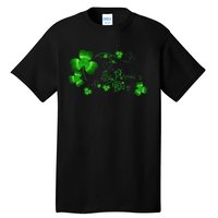 Happy St Saint Patrick's Day Green Cool Irish Shamrock Tall T-Shirt