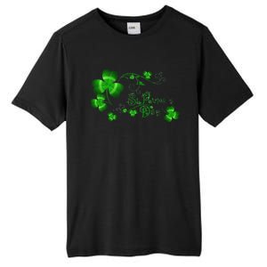 Happy St Saint Patrick's Day Green Cool Irish Shamrock Tall Fusion ChromaSoft Performance T-Shirt