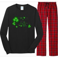 Happy St Saint Patrick's Day Green Cool Irish Shamrock Long Sleeve Pajama Set