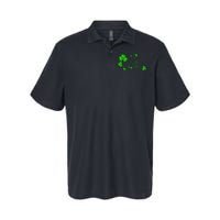 Happy St Saint Patrick's Day Green Cool Irish Shamrock Softstyle Adult Sport Polo