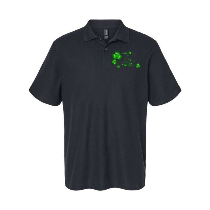 Happy St Saint Patrick's Day Green Cool Irish Shamrock Softstyle Adult Sport Polo