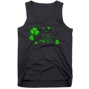 Happy St Saint Patrick's Day Green Cool Irish Shamrock Tank Top