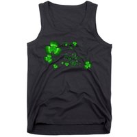 Happy St Saint Patrick's Day Green Cool Irish Shamrock Tank Top