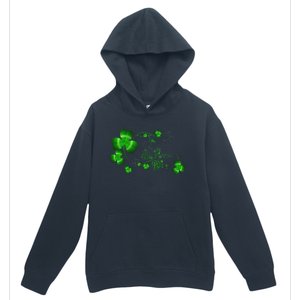 Happy St Saint Patrick's Day Green Cool Irish Shamrock Urban Pullover Hoodie