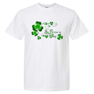 Happy St Saint Patrick's Day Green Cool Irish Shamrock Garment-Dyed Heavyweight T-Shirt